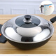 Runhuanian 304 pot lid thickened stainless steel household high temperature resistant explosion-proof visual glass combination lid wok anti-fall electric pot lid 32cm suitable for pots with an inner diameter of 30-31.5cm