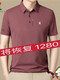 Montagut Offizielle Website französische leichte Luxus-Hoch-End-Polo-Hemd Ice Mulberry Seidenmänner kurzärmeliges T-Shirt Sommer mittleren Alters mit halbem Ärmeln, großer Dada offizielles Flaggschiff 902 Green One Size Offizielles Flaggschiff 165 // 80A Vorschläge 100-120