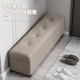 Oppein Lawrence Italian minimalist home-entry shoe changing stool household door storage shoe stool feel clothing store rest stool light brown 1713-11 storage 110*40*40cm