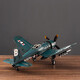 Aviones de hierro de hierro forjado retro adornos de combate Combate Sala de estar en el hogar Gabinete de vinos de la sala de estar Decoraciones hechas a mano 1940 Aeronave de transporte militar de EE. UU. 695