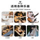 SUPUG solid wood guitar rack vertical bracket household foldable guitar placement rack violin ukulele floor stand combination folding A-frame color + guitar foot stool