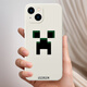 
XMSJ Minecraft phone case Apple 14 Huawei mate60 peripheral iPhone 15 promax game OPPO Xiaomi 13MC square vivo12Minecraft Kuli terror p JLC14223 Minecraft - Straight side TPU - Antique white iPhone