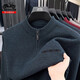 Klassiker-Auto-Pullover für Männer halb hohe Reißverschlüsse im Herbst und Winter neuer Stil verdickter und warmer Dad Basis-Strickpullover mit mittlerem Alter für Männer TM-9926 Haqing 10xl 16590-110Jin [Jin entspricht 0,5 kg]