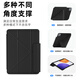 Space stone is suitable for Xiaomi tablet 7spro protective case 12.5 inches Xiaomi tablet 7SPRO tablet protective case new magnetic buckle leather case leather anti-fall double-sided clip for heat dissipation black Y-shaped magnetic suction-horizontal and vertical support-comes with tempered film Xiaomi tablet 7spro