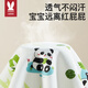 Moer Rabbit Baby Urin -Separatorpolster Großgröße wasserdicht waschbarer, atmungsaktives Kinder -Kinder -Harnblech -Blechpflegepolster (7A) Süßes Panda 50x70 cm