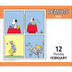 花生漫画2026日历 每天一页 史努比 Peanuts* 2026 Day-to-Day Calendar 英文原版进口台历 Charles M. Schulz 新年礼物 Snoopy