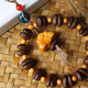 Handmade charcoal coffee bean bracelet autumn and winter hanging car hanging bag hanging blue sky white cloud pendant style men and women boutique gift coffee bean blue sky white cloud pendant style