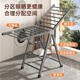 BiX (BIX) floor-standing clothes rack folding clothes rack indoor clothes rail balcony duvet rack gun gray 1.8mBX-L1502