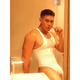 Thong men's sexy men's summer breathable sexy underwear low-waisted mesh trendy single thong youth sportswear white M suitable for 80-130Jin Jin equals 0.5 kg