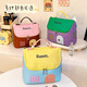 Cute cartoon house cosmetic bag portable ins storage bag travel handbag multifunctional toiletry bag Berry Gardenia
