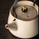 Beige Ru Kiln Kung Fu Tea Set Complete Set for Home Drinking High-end Ceramic Tea Lift Kettle Tea Cup Beige Ru Kiln One Pot and Two Cups