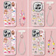 SMVPKT猫适用荣耀Magic7手机壳华为magic6pro的magic5全包镜头膜保时 NM15686花朵KT猫+挂链C598+镜面 荣耀Magic3Pro