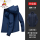 Scarecrow's new outdoor jacket for men in spring, autumn and winter, plus velvet and thickened mountaineering clothing, youth removable hood, windproof jacket, 6266 black, spring and autumn style XL (recommended 120-140 Jin Jin is equal to 0.5 kg)