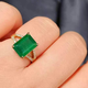 HEEKAIYI emerald ring for women 18K diamond ring luxury Chinese Valentine's Day birthday gift for wife and girlfriend <Lifetime warranty>
