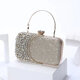 Yingtang celebrity diamond bag banquet dress clutch bag dinner bag wedding bridesmaid handbag gold moon shape