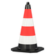 Mainotchi rubber and plastic road cone barrel round reflective warning parking construction roadblock pile ice cream cone warning sign 70 styles with ring