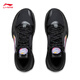 Li Ning Light Speed 3 Mid丨beng Light Bounce Technology Basketball Shoes Men's Lightweight High Rebound Basketball Court Shoes Black/Galaxy Purple-1 42