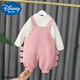 Disney baby girl spring suit girl spring autumn style fashionable 2 children's clothes spring 3 baby overalls children's clothing one year old brown rabbit animal strap long sleeve suit AC 100 recommended 90-100cm 1 and a half years old-2 years old
