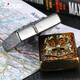 Zippo plus léger authentique éolien American Original Leopard Print Sticker Texture Men's Collection Grade Lighter Leopard Print Gold [La nouvelle machine ne contient pas d'huile] TC9901TZ