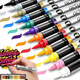 
Master GRASP single straight liquid soft head acrylic marker pen to choose color-impermeable stackable color complementary color single color single student. NG693-Blue gray