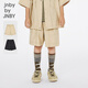 jnby by JNBY新款江南布衣童装宽松短款直筒裤25夏男女童1P5E12200 212/浅灰卡其 110 cm