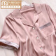 
Modal casual pajamas women's thin summer ice silk short sleeve shorts lapel home clothes summer suit simple to wear outside YFY-9901 [ice silk double short] M [recommended 80-100Jin [Jin equals 0.5 kg]]