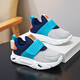 Children's shoes, boys' sneakers, breathable mesh, summer new style 2025 fashionable and versatile set of girls' running shoes LYL9765A gray and blue moon double net 37 shoe length 23.5cm
