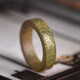 Mrs. Win's straight-cut ring, sandalwood green sandalwood, blood sandalwood log tail ring, thin round finger ring, handpiece, small piece craftsmanship, green sandalwood straight-cut