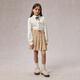 E LAND KIDS children's clothing girls bow shirt ivory white 150