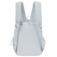North Face Breeze Fashion Logo Sac à dos en nylon imprimé pour les femmes gris gris froid gris