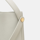 
Mountain Water Collection Bucket Bag Handheld Single Shoulder Armpit Large Capacity Cowhide Female Niche Tote Bag Elephant Gray