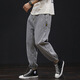 Pantalones sueltos de gran tamaño de nueve puntos para hombres más grasas más grandes pantalones para hombres pantalones de papá 9904 pantalones azul claro 32