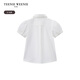 Teenie WeenieTeenieWeenie Kids children's casual lapel short-sleeved shirt white 150