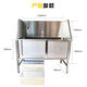 German Seiko multifunctional 304 waterproof dog washing pool pet shop bathing pool mobile integrated bathtub simple 304 steel 135*70*140
