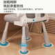 
Children's study chair, primary and secondary school students' writing chair for home use adjustable lifting seat backrest chair, office computer chair, 983 smooth study chair [white gray + headrest]