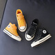 Xin Yueqing children's velvet thickened canvas shoes 2025 summer summer small, medium and large children's men's and women's sneakers high-top warm cotton shoes black 33