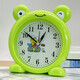 Creative cartoon little frog boy alarm clock cute child female student with internet celebrity desktop green watch ornament emerald green