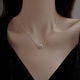 Laomiao 925 Collar anudado de plata esterlina para mujeres con diseño de nicho 2025 Collar de lujo de cadena de clavícula NUEVA COLLA DE LUXURY 925