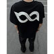
Du Xiaoxian heavyweight embroidered American short-sleeved T-shirt for boys in summer thin high-end and handsome cityboy couple half-sleeved T-shirt DSA486-CXT2687 black [heavy double yarn] L [recommended 100-120 Jin [Jin equals 0.5 kg]]