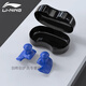 Bath earplugs waterproof anti-otitis media swimming earplugs for women and men waterproof bath comfortable fit professional soft silicone set fantasy purple nose clip ice and snow white earplugs can note to change the color