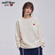 Charles Heart White Deer & Wang Churan Same Style Sweaters for Men and Women Couples Same Style Round Neck Loose Youth Bottoming Shirt Light Card L