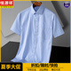 Hengyuanxiang mulberry silk large size middle-aged and elderly men's short-sleeved shirt new summer dad thin fat man shirt men's high-end sense DX6626 38