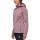 Mammoth (Mammut) Solid Color Logo Print Kapuzenzipper Langarmjacke für Frauen schwarz xs