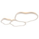 Mingjiangfeng Salon Light Cloud Cloud plafonnier Light Crème Style Guangdong Zhongshan Lampe Modern Simple Amosphérique Chambre entière House Paquet CY6628-1090 TMALL ELF (blanc)