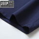 JEEP SPIRIT cotton sports cropped pants men's summer loose straight large size stretch breathable comfortable casual shorts 6169 black close M