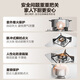 
Famous (MQ) Liquefied Gas Gas Stove 5.0kW Large Firepower Stainless Steel Panel Fire Stove Household Table-Inlaid Dual-Use Gas Stove Double Stove First-Level Energy Efficiency JZY-A6210G