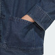 阿迪达斯 （adidas）三叶草系列 中性 CTT 3.0 DENIM 牛仔外套 JZ9928 蓝色  2XL 
