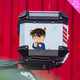 Rida Conan 2D animation Kudo Shinichi car sticker drawing marks to cover the decoration electric car safety helmet main case A model height 15 cm F4865