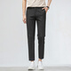 VERSINOTRSV brand men's trousers men's slim straight cut-out pants casual pants summer thin stretch men's pants gray-blue 9921-Summer thin 30