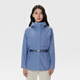 Kolon Sportkolon Sport Commentaire Couleur solide extérieur sport décontracté veste à capuche à capuche pour femmes taupe gr m